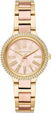 Michael Kors Taryn Rose Gold Dial Two Tone Steel Strap Watch For Women - MK6564 Buy Now By Michael Kors