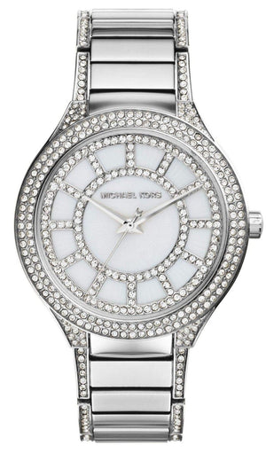 Michael Kors Kerry Silver Tone Silver Steel Strap Watch for Women - MK3311 Buy Now By Michael Kors