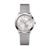 Calvin Klein Minimal White Dial Silver Mesh Bracelet Watch for Men - K3M22126 Buy Now By Calvin Klein