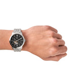 Fossil Townsman Black Dial Silver Steel Strap Watch for Men - ME3107 Buy Now By Fossil