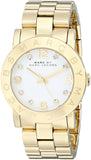 Marc Jacobs Amy White Dial Gold Steel Strap Watch for Women - MBM3056 Buy Now By Marc Jacobs