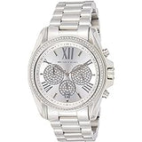 Michael Kors Bradshaw Chronograph Silver Dial Silver Steel Strap Watch For Women - MK6537 Buy Now By Michael Kors