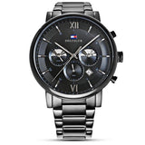 Tommy Hilfiger Evan Chronograph Quartz Black Dial Black Steel Strap Watch For Men - 1710410 Buy Now By Tommy Hilfiger