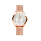 Calvin Klein Minimal White Dial Rose Gold Mesh Bracelet Watch for Women - K3M22626 Buy Now By Calvin Klein