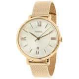 Fossil Jacqueline Mother of Pearl White Dial Gold Mesh Strap Watch for Women - ES4352 Buy Now By Fossil