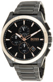 Hugo Boss Grandmaster Black Dial Black Steel Strap Watch for Men - 1513885 Buy Now By Hugo Boss