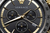 Versace Classic Chronograph Quartz Black Dial Silver Steel Strap Watch For Men - VEV700419 Buy Now By Versace