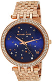 Michael Kors Darci Blue Dial Rose Gold Steel Strap Watch for Women - MK3728 Buy Now By Michael Kors