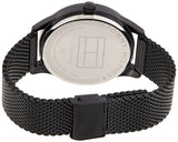 Tommy Hilfiger Damon Quartz Black Dial Black Mesh Bracelet Watch for Men - 1791420 Buy Now By Tommy Hilfiger