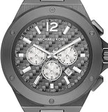 Michael Kors Lennox Chronograph Quartz Grey Dial Grey Steel Strap Watch For Men - MK9102 Buy Now By Michael Kors