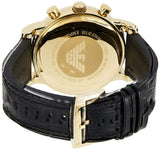 Emporio Armani Luigi Chronograph Black Dial Black Leather Watch For Men - AR1917 Buy Now By Emporio Armani