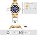 Michael Kors Pilot Quartz Blue Dial Gold Steel Strap Watch For Men - MK9125 Buy Now By Michael Kors