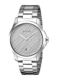Gucci G Timeless Quartz Silver Dial Silver Steel Strap Watch For Women - YA126459 Buy Now By Gucci