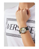 Versace Sports Tech Chronograph Silver Dial Black Rubber Strap Watch for Women - VELT00519 Buy Now By Versace