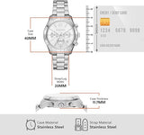 Michael Kors Berkley Chronograph Silver Dial Silver Steel Strap Watch For Women - MK7413 Buy Now By Michael Kors