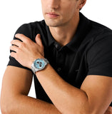 Michael Kors Maritime Three-Hand Blue Dial Two Tone Steel Strap Watch for Men - MK9169 Buy Now By Michael Kors