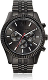 Michael Kors Lexington Chronograph Black Dial Black Steel Strap Watch for Men - MK8320 Buy Now By Michael Kors