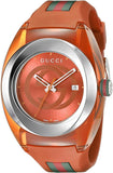 Gucci Sync XXL Quartz Orange Dial Orange Rubber Strap Unisex Watch - YA137108 Buy Now By Gucci