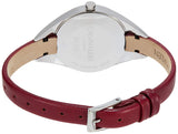Calvin Klein Rebel Blue Maroon Dial Maroon Leather Strap Watch for Women - K8P231UN Buy Now By Calvin Klein
