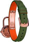 Versace Medusa Lock Icon Quartz Beige Dial Green Leather Strap Watch for Women - VEDW00519 Buy Now By Versace