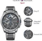Tommy Hilfiger Decker Quartz Black Dial Black Steel Strap Watch for Men - 1791347 Buy Now By Tommy Hilfiger