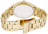 Michael Kors Slim Runway Gold Dial Gold Steel Strap Watch for Women - MK3590 Buy Now By Michael Kors