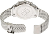 Tommy Hilfiger Dean Chronograph White Dial Silver Mesh Bracelet Watch for Men - 1791277 Buy Now By Tommy Hilfiger