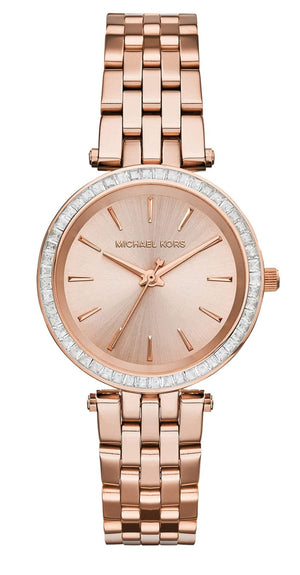 Michael Kors Darci Rose Gold Dial Rose Gold Stainless Steel Strap Watch for Women - MK3366 Buy Now By Michael Kors