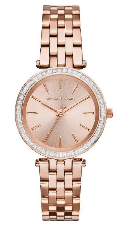 Michael Kors Darci Rose Gold Dial Rose Gold Stainless Steel Strap Watch for Women - MK3366 Buy Now By Michael Kors