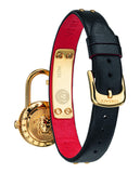 Versace Medusa Lock Icon Gold Dial Red Leather Strap Watch for Women - VEDW00119 Buy Now By Versace