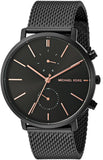 Michael Kors Jaryn Black Dial Black Stainless Steel Strap Watch for Men - MK8504 Buy Now By Michael Kors