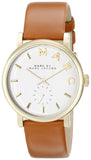 Marc Jacobs Baker White Dial Brown Leather Strap Watch for Womern - MBM1316 Buy Now By Marc Jacobs