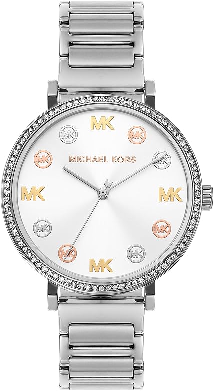 Michael Kors Addyson Quartz Silver Dial Silver Steel Strap Watch for Women - MK7417 Buy Now By Michael Kors