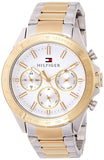 Tommy Hilfiger Hudson Chronograph White Dial Two Tone Steel Strap Watch For Men - 1791226 Buy Now By Tommy Hilfiger