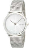 Calvin Klein Minimal Silver Dial Silver Mesh Bracelet Watch for Men - K3M211Y6 Buy Now By Calvin Klein