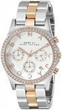 Marc Jacobs Henry Chronograph Silver Dial Two Tone Steel Strap Watch for Women - MBM3106 Buy Now By Marc Jacobs
