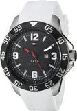 Tommy Hilfiger Sport Black Dial White Rubber Strap Watch for Men - 1790986 Buy Now By Tommy Hilfiger