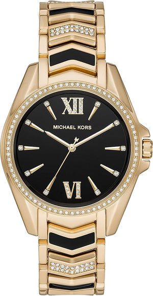 Michael Kors Whitney Quartz Black Dial Two Tone Steel Strap Watch For Women - MK6743 Buy Now By Michael Kors