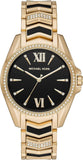 Michael Kors Whitney Quartz Black Dial Two Tone Steel Strap Watch For Women - MK6743 Buy Now By Michael Kors