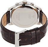 Guess Horizon Chronograph White Dial Brown Leather Strap Watch For Men - W0380G2 Buy Now By Guess