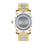 Movado Bold Silver Dial Two Tone Steel Strap Watch for Women - 3600129 Buy Now By Movado
