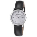 Burberry The City White Dial Black Leather Strap Watch for Men - BU9008 Buy Now By Burberry