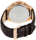 Tommy Hilfiger Luke Quartz White Dial Brown Leather Strap Watch for Men - 1791118 Buy Now By Tommy Hilfiger