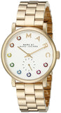 Marc Jacobs Baker White Dial Gold Steel Strap Watch for Women - MBM3440 Buy Now By Marc Jacobs
