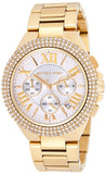 Michael Kors Camille Silver Diamonds Dial Gold Steel Strap Watch for Women - MK5756 Buy Now By Michael Kors