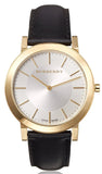 Burberry The City Gold Dial Black Leather Strap Watch for Men - BU2353 Buy Now By Burberry