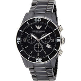 Emporio Armani Black Ceramic Chronograph Black Dial Watch For Men - AR1421 Buy Now By Emporio Armani