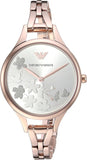 Emporio Armani Aurora Quartz Silver Dial Gold Steel Strap Watch For Women - AR11108 Buy Now By Emporio Armani