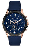 Fossil Forrester Chronograph Blue Dial Blue Leather Strap Watch for Men - FS5814 Buy Now By Fossil