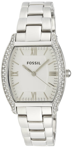 Fossil Wallace Silver Dial Silver Steel Strap Watch for Women - ES3174 Buy Now By Fossil